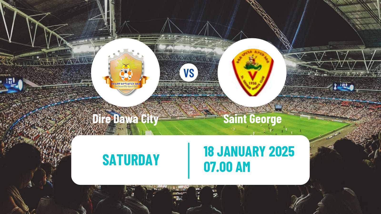 Soccer Ethiopian Premier League Dire Dawa City - Saint George