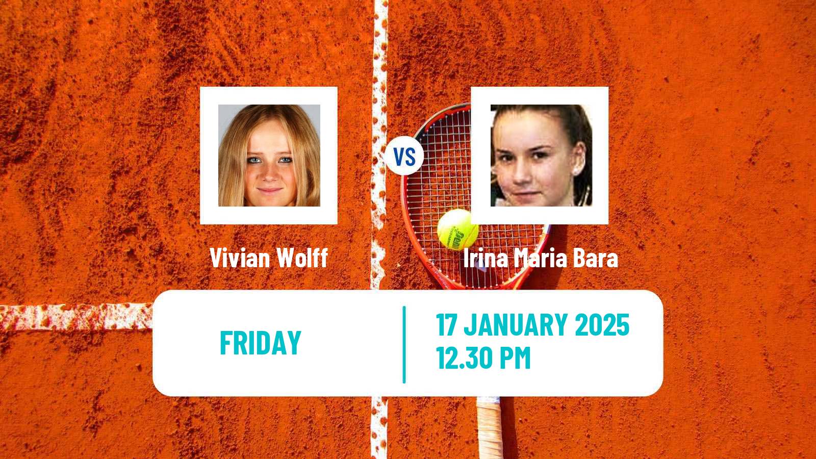 Tennis ITF W35 Palm Coast Fl Women Vivian Wolff - Irina Maria Bara