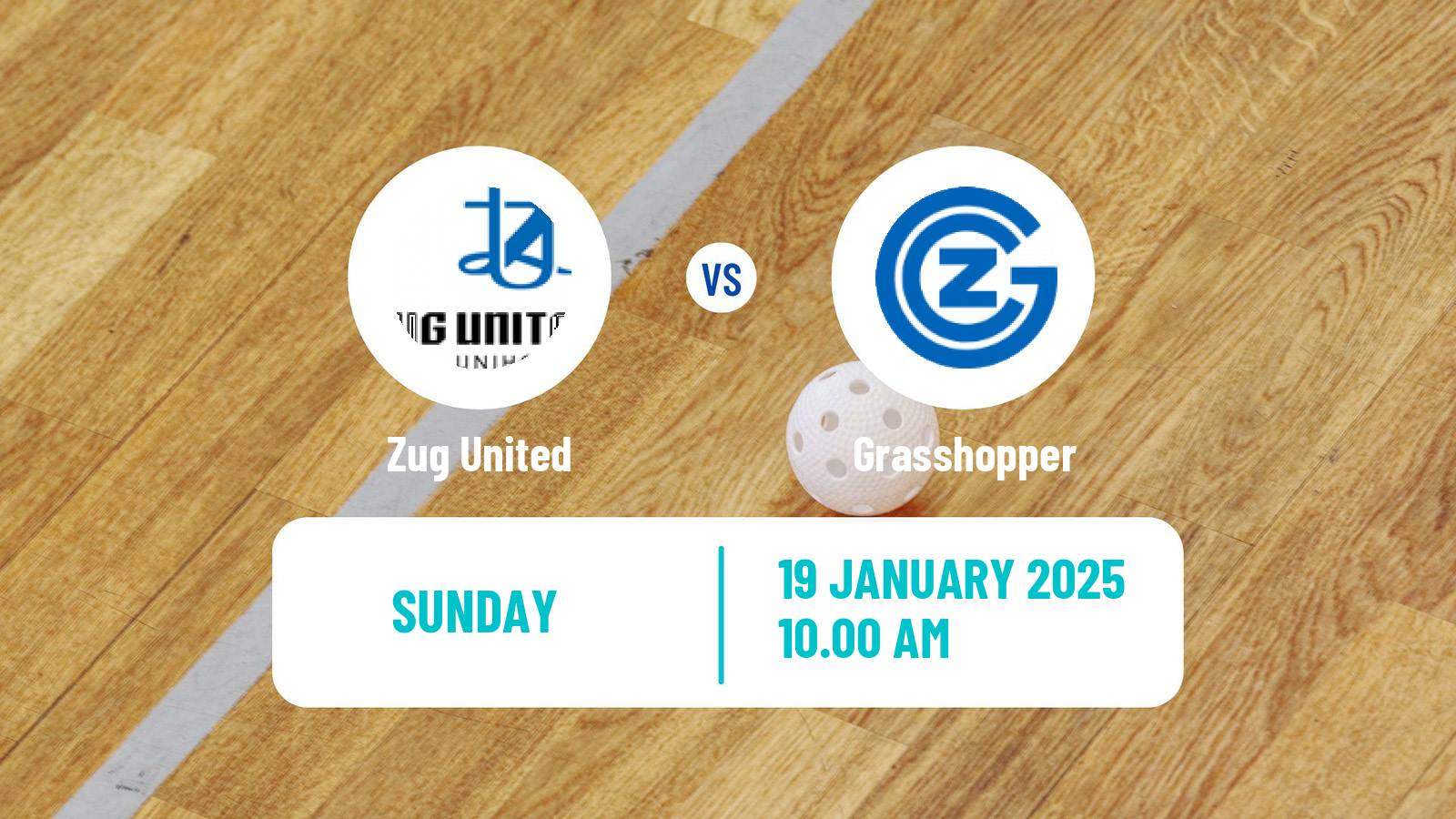 Floorball Swiss NLA Floorball Zug United - Grasshopper