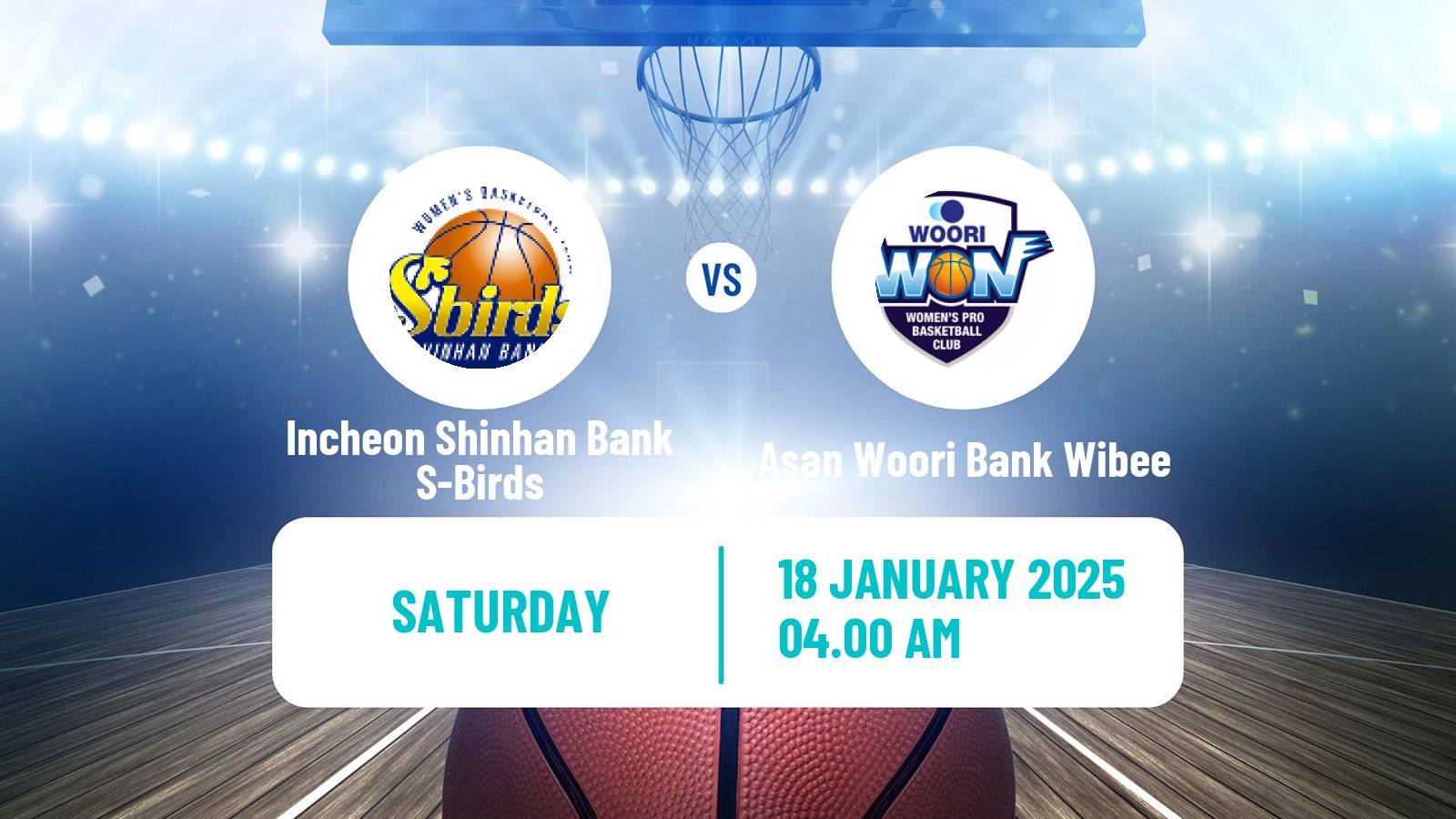 Basketball WKBL Incheon Shinhan Bank S-Birds - Asan Woori Bank Wibee