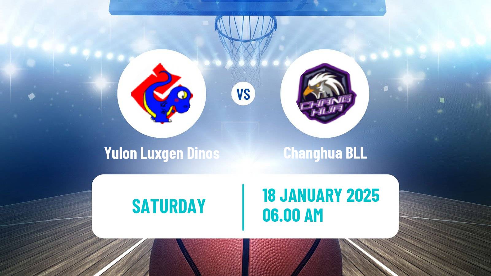 Basketball Taiwan SBL Yulon Luxgen Dinos - Changhua BLL