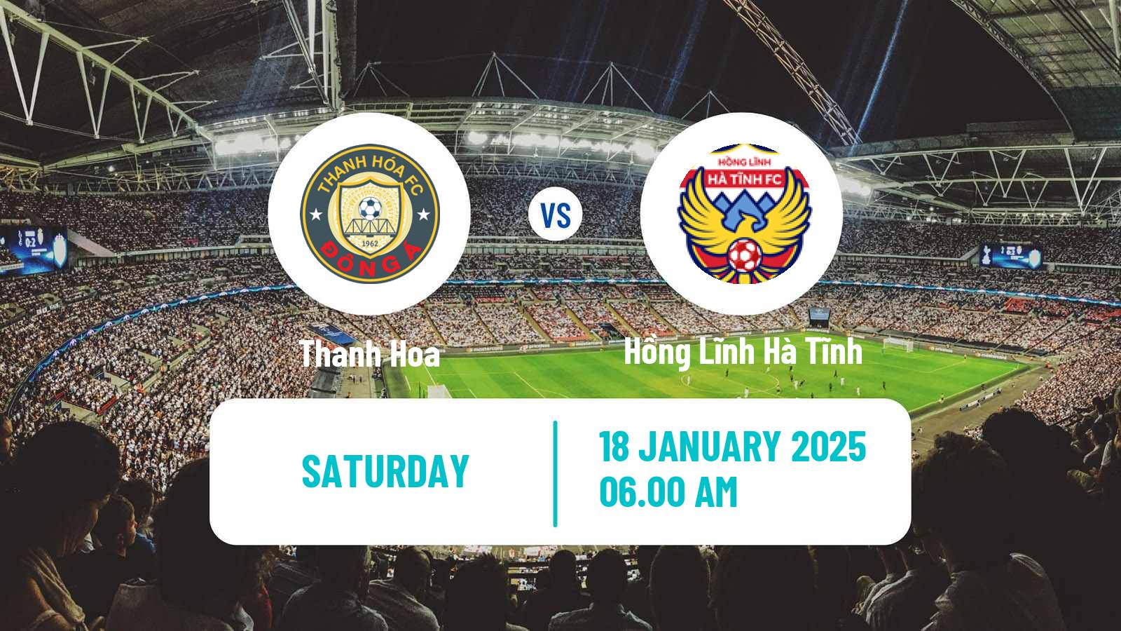 Soccer Vietnamese V League 1 Thanh Hoa - Hồng Lĩnh Hà Tĩnh