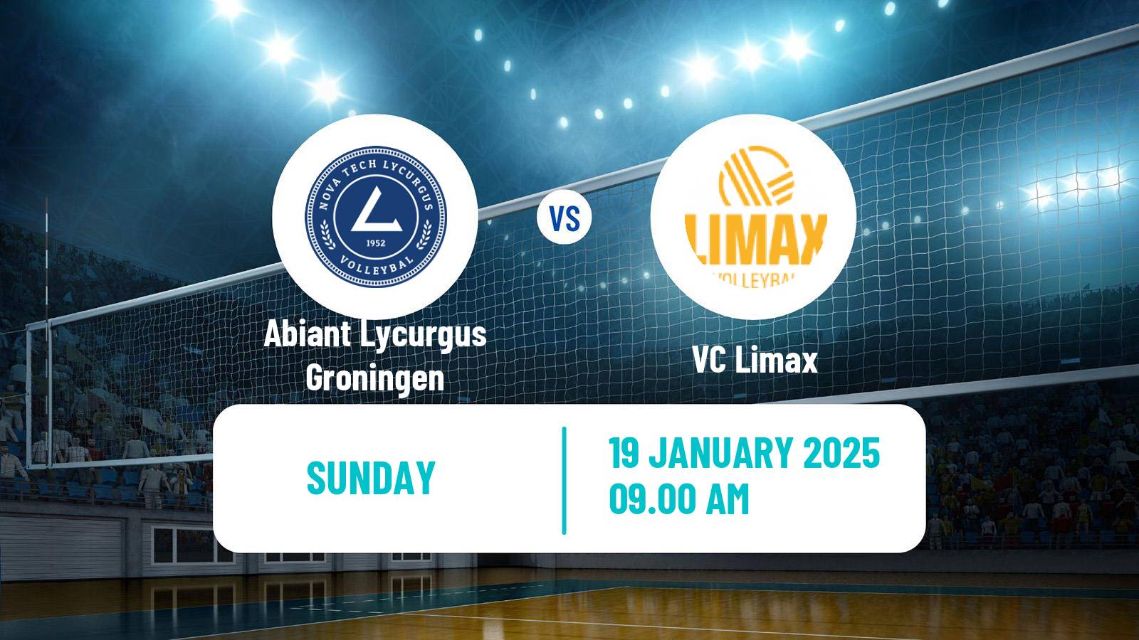 Volleyball Dutch Eredivisie Volleyball Abiant Lycurgus Groningen - Limax