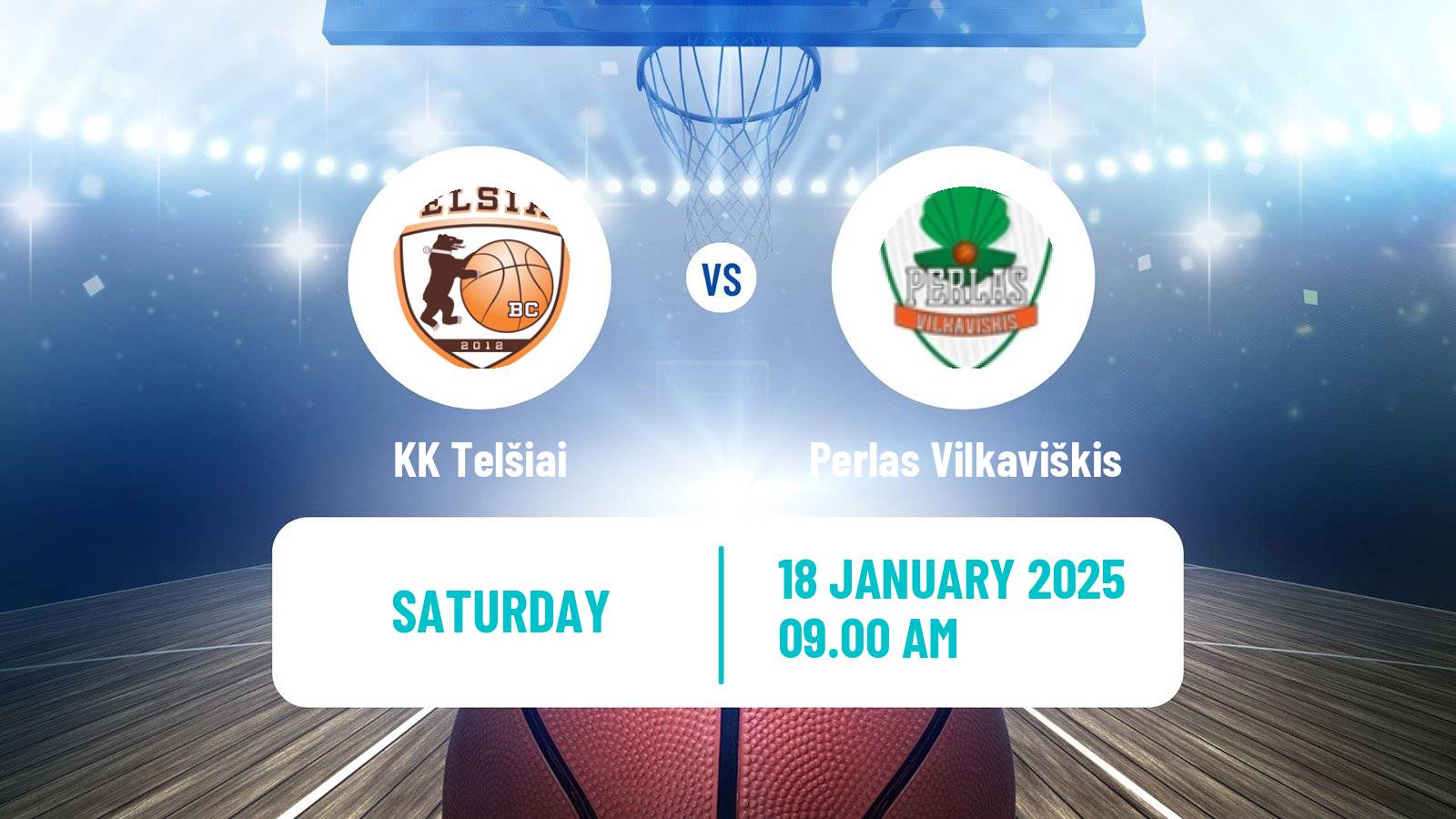 Basketball Lietuvos NKL Telšiai - Perlas Vilkaviškis