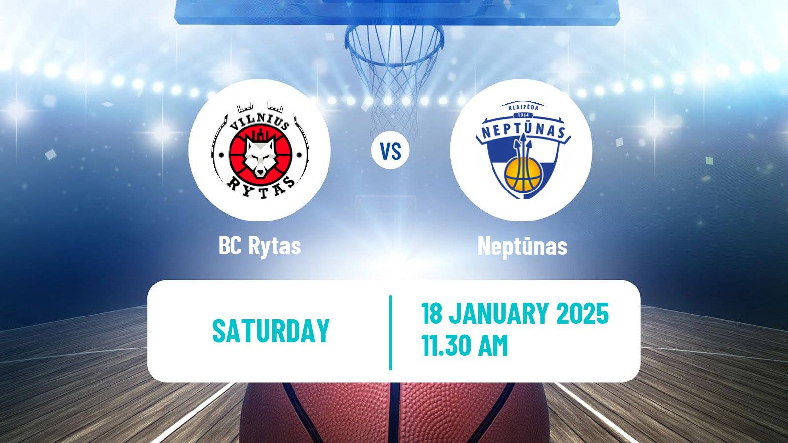 Basketball Lietuvos King Mindaugas Cup Rytas - Neptūnas