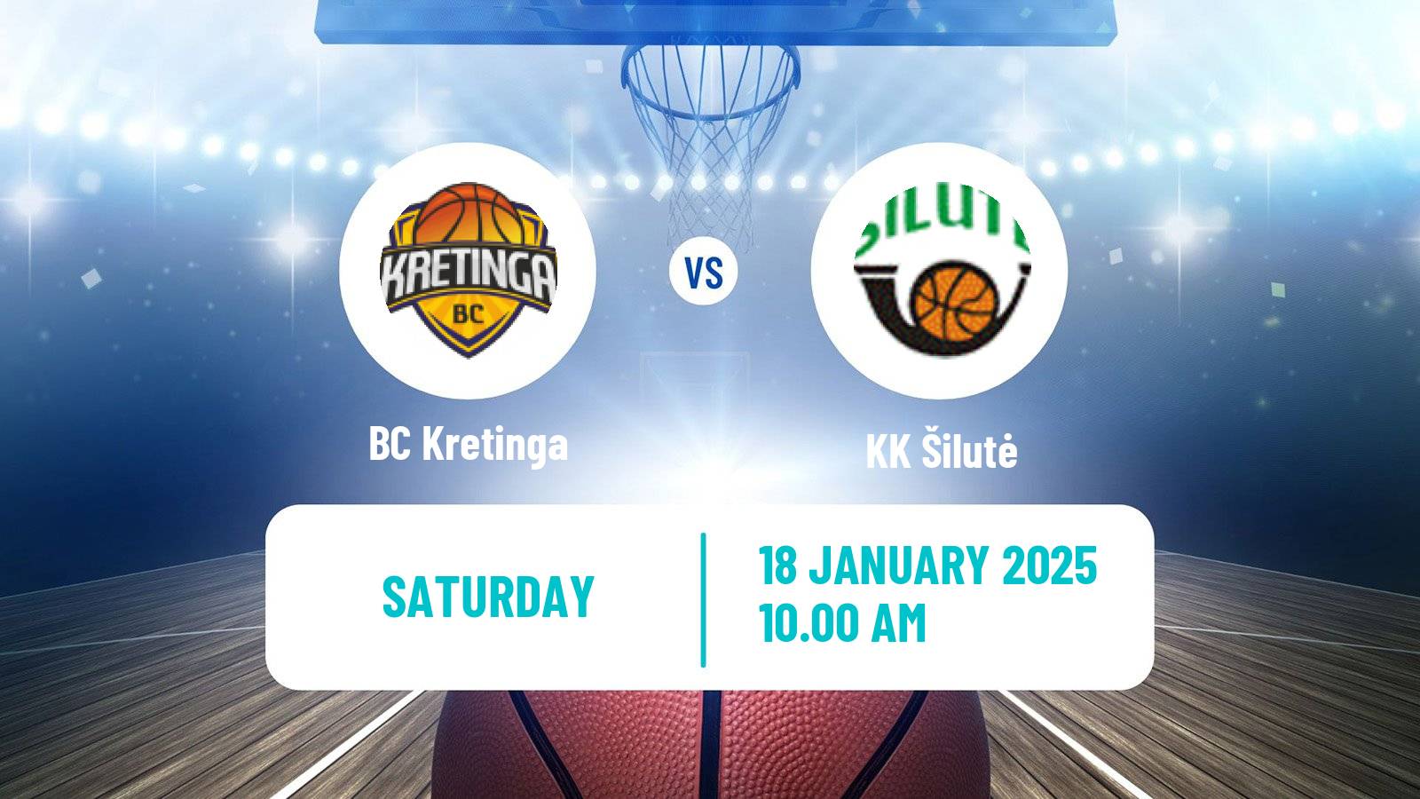 Basketball Lietuvos NKL Kretinga - Šilutė