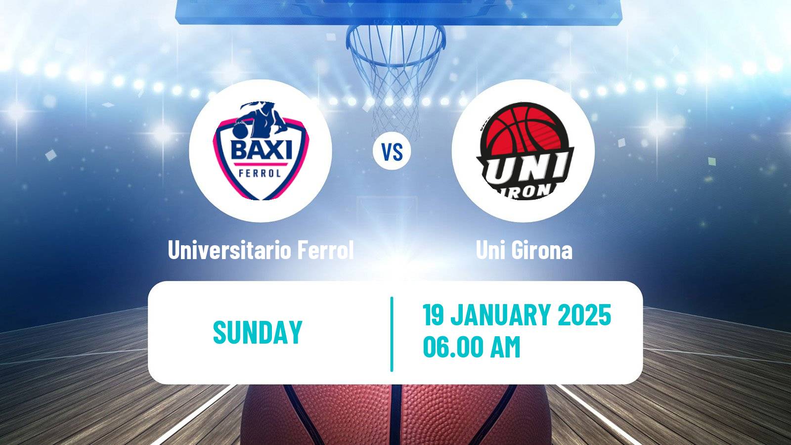 Basketball Spanish Liga Femenina Basketball Universitario Ferrol - Uni Girona