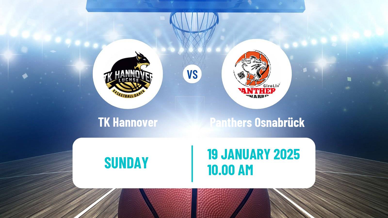 Basketball German DBBL Hannover - Panthers Osnabrück