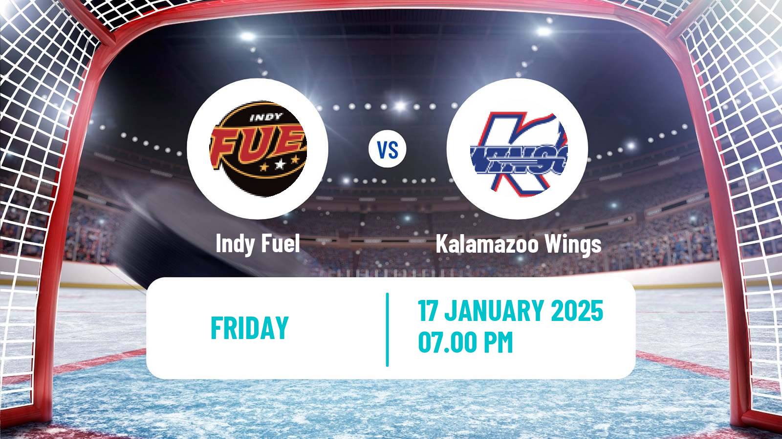 Hockey ECHL Indy Fuel - Kalamazoo Wings