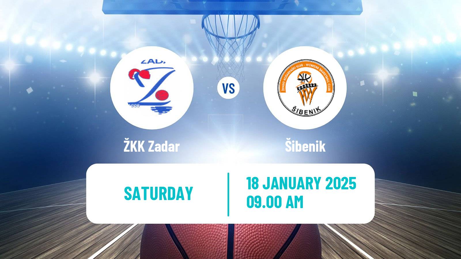 Basketball Croatian Premijer Liga Basketball Women Zadar - Šibenik