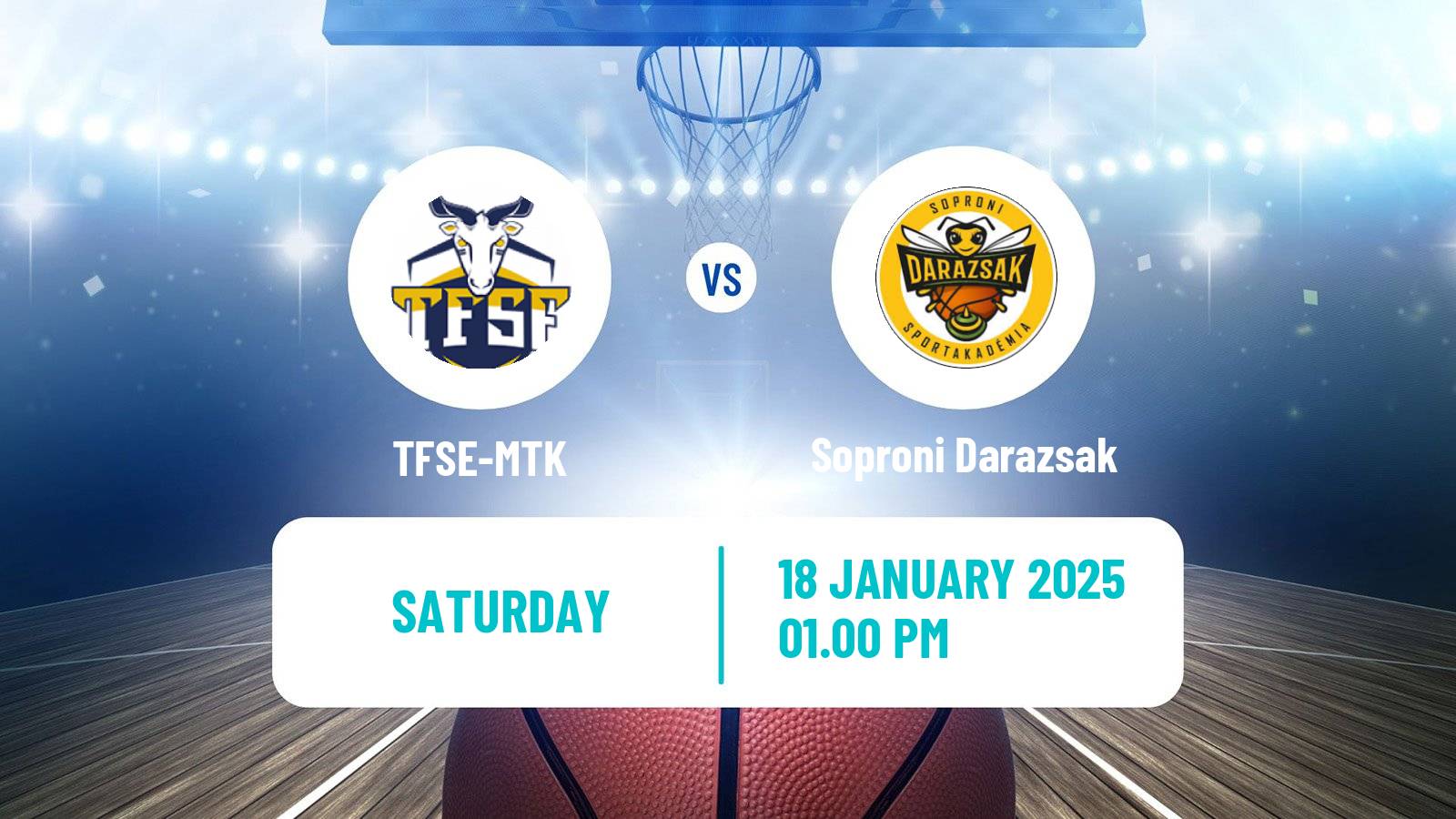 Basketball Hungarian NB I Basketball Women TFSE-MTK - Soproni Darazsak