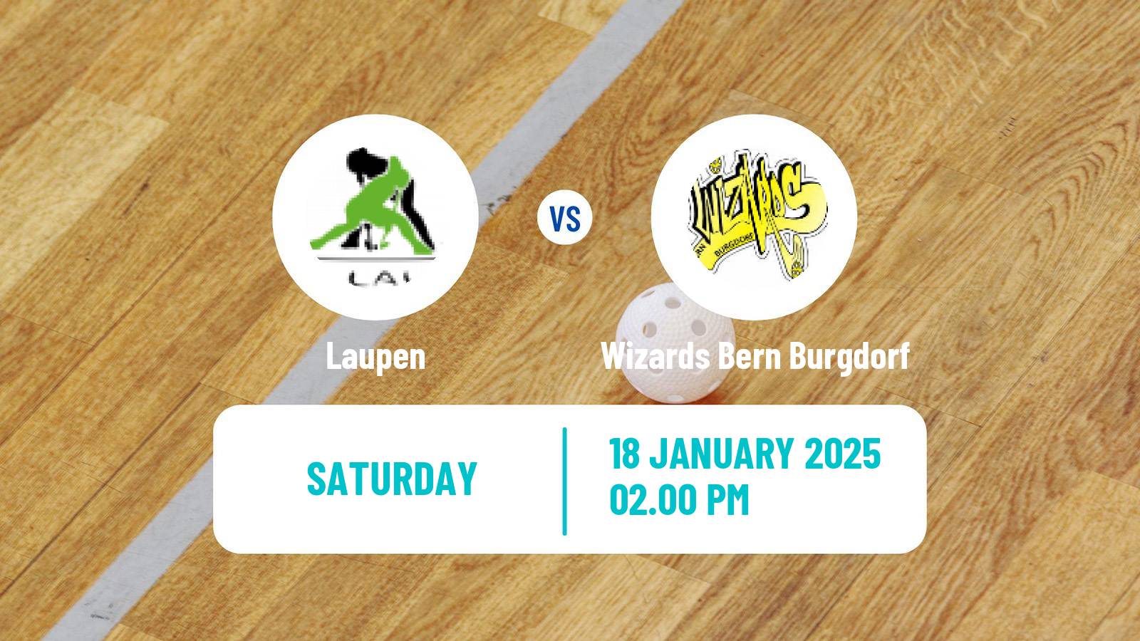 Floorball Swiss NLA Floorball Women Laupen - Wizards Bern Burgdorf