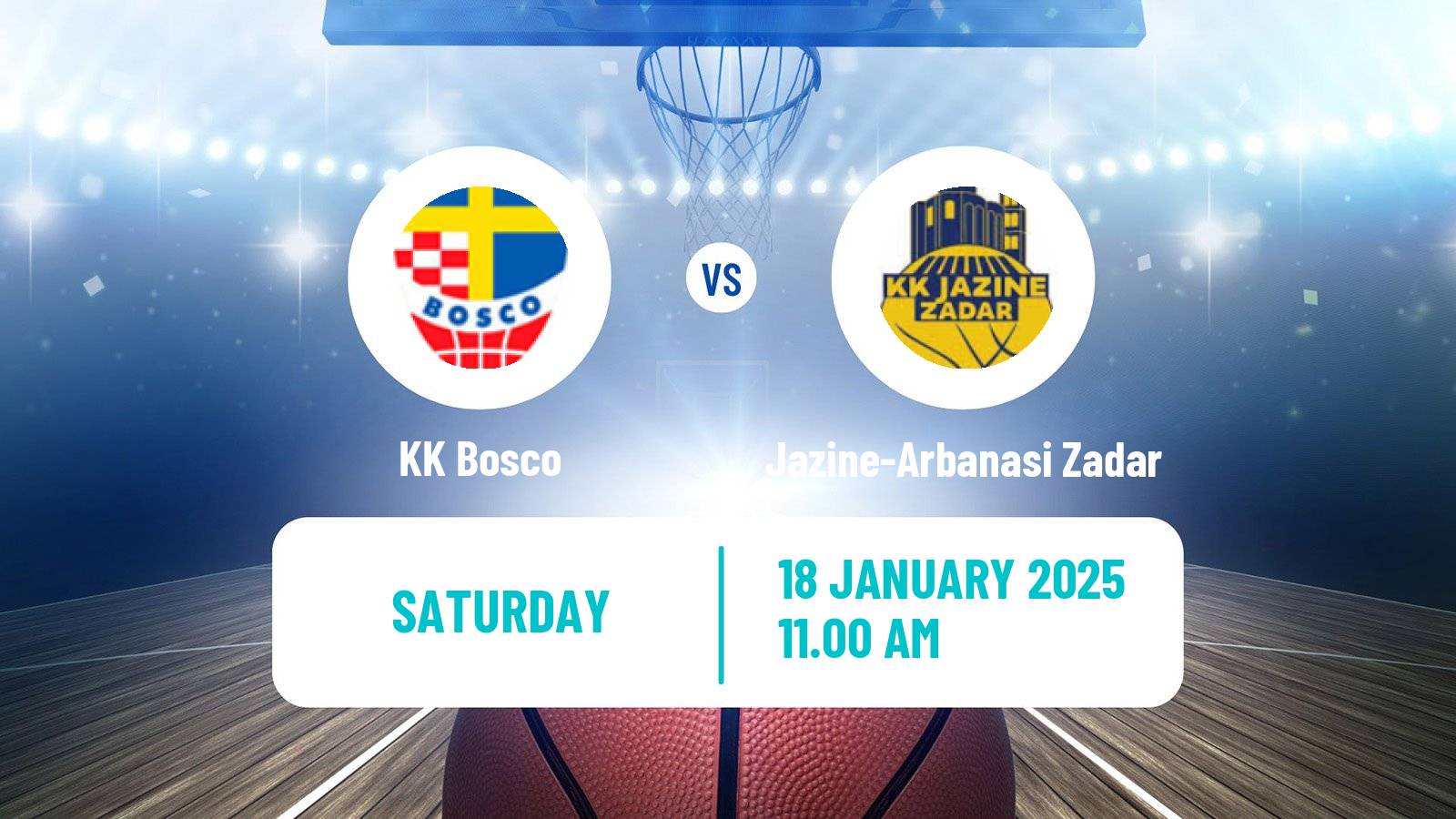 Basketball Croatian Prva Liga Basketball Bosco - Jazine-Arbanasi Zadar