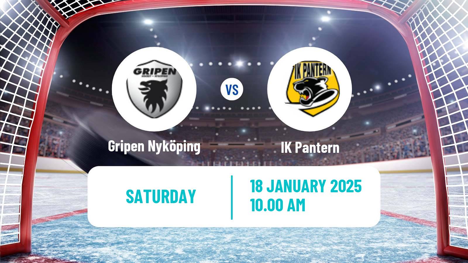 Hockey Swedish HockeyEttan Sodra Var Gripen Nyköping - Pantern