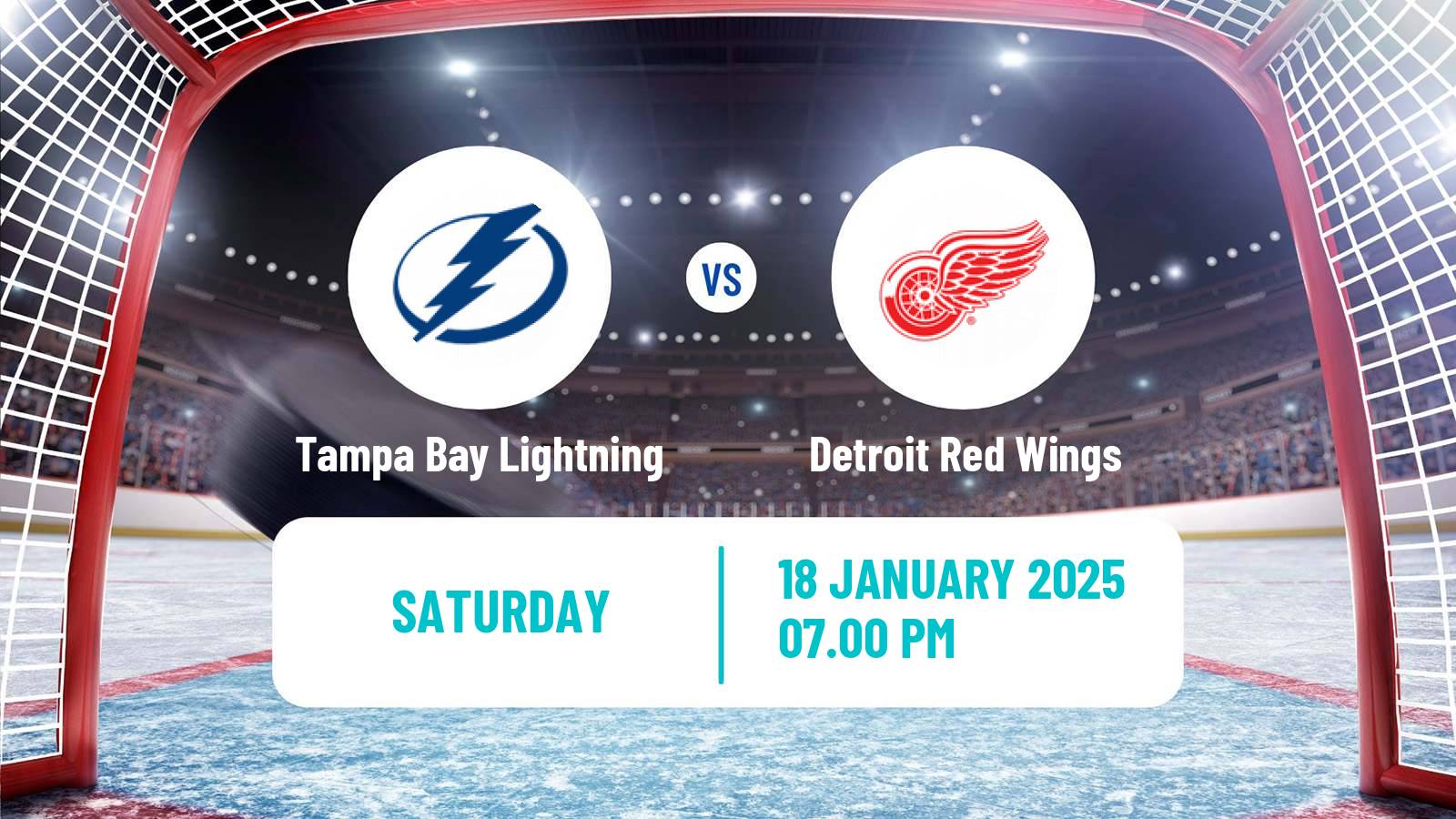 Hockey NHL Tampa Bay Lightning - Detroit Red Wings