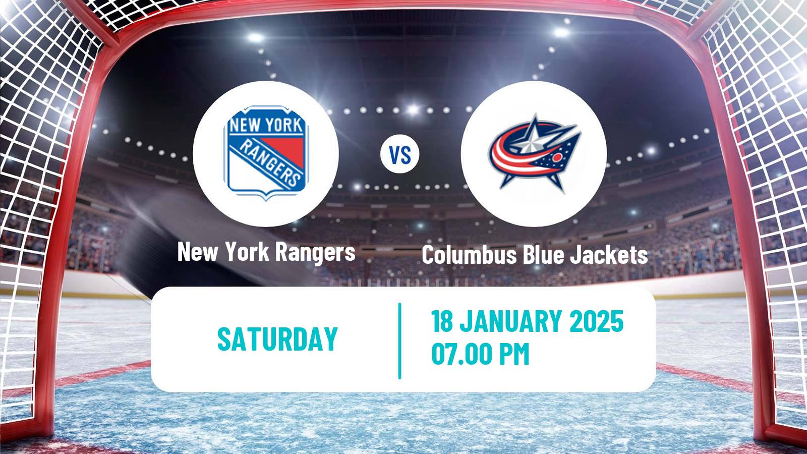 Hockey NHL New York Rangers - Columbus Blue Jackets