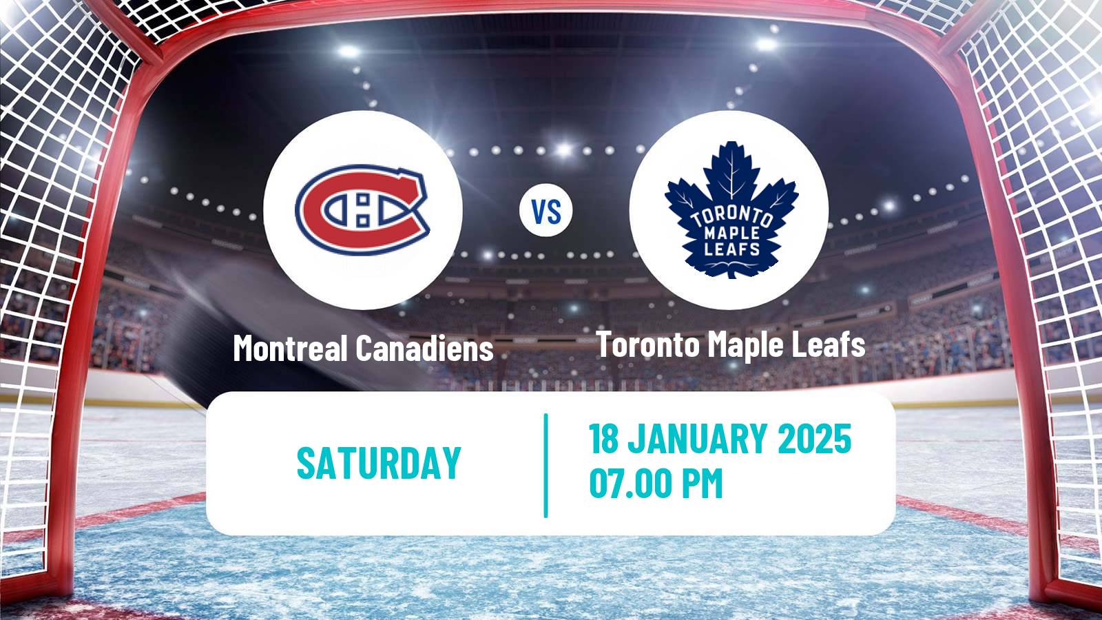 Hockey NHL Montreal Canadiens - Toronto Maple Leafs