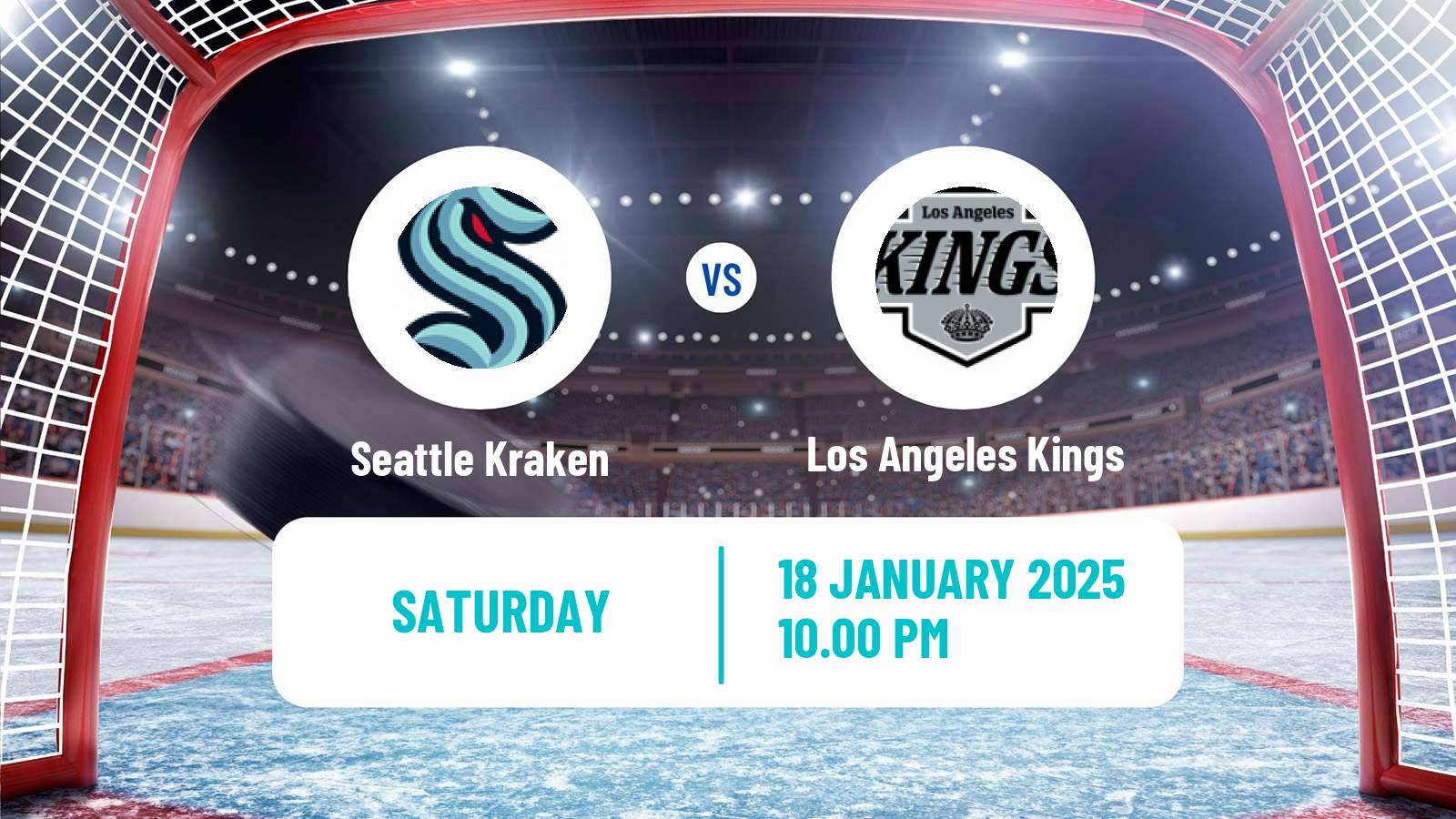 Hockey NHL Seattle Kraken - Los Angeles Kings