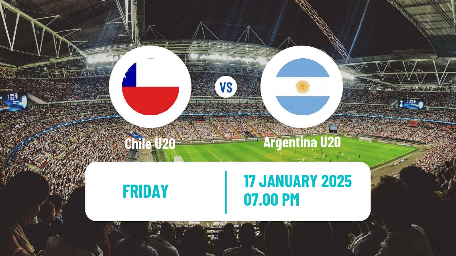 Soccer Friendly Chile U20 - Argentina U20