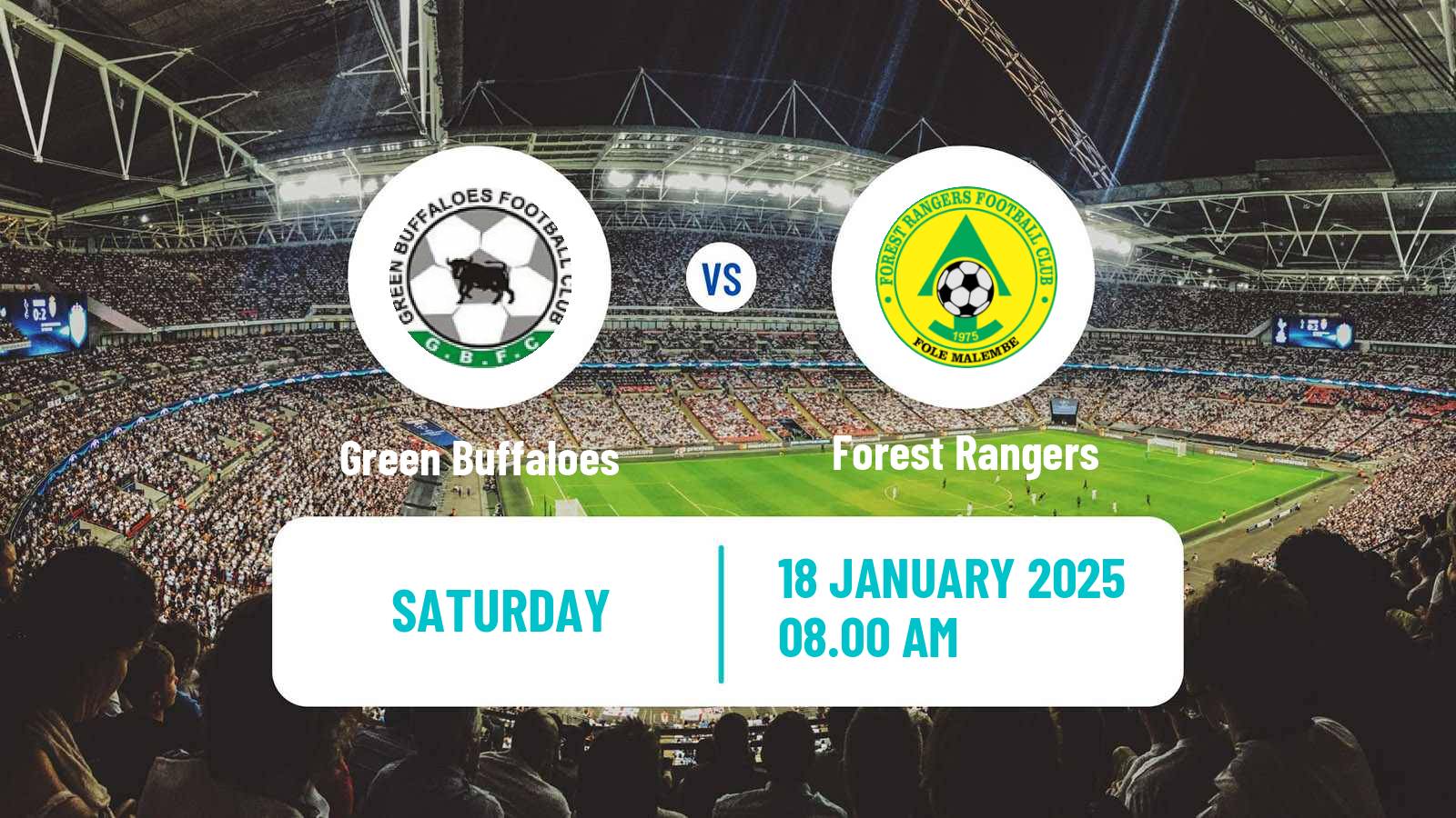 Soccer Zambian Premier League Green Buffaloes - Forest Rangers