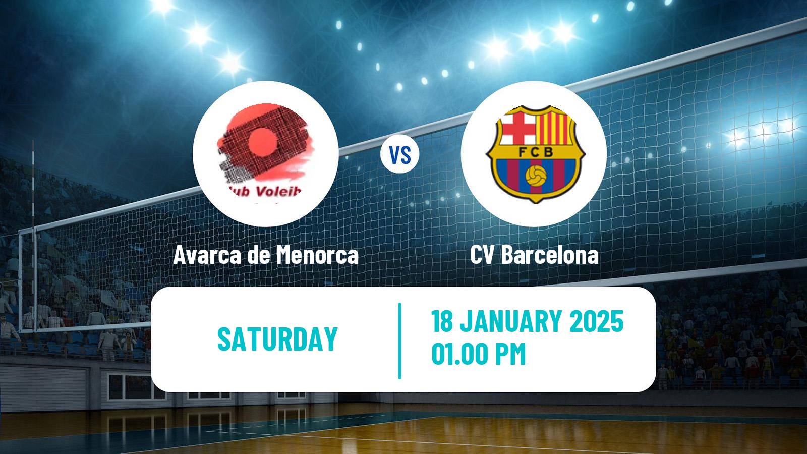 Volleyball Spanish SuperLiga Volleyball Women Avarca de Menorca - Barcelona