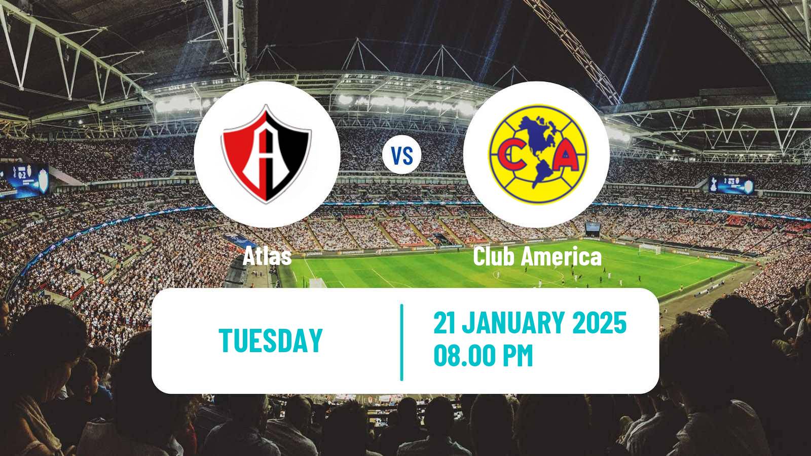 Soccer Mexican Liga MX Women Atlas - Club America