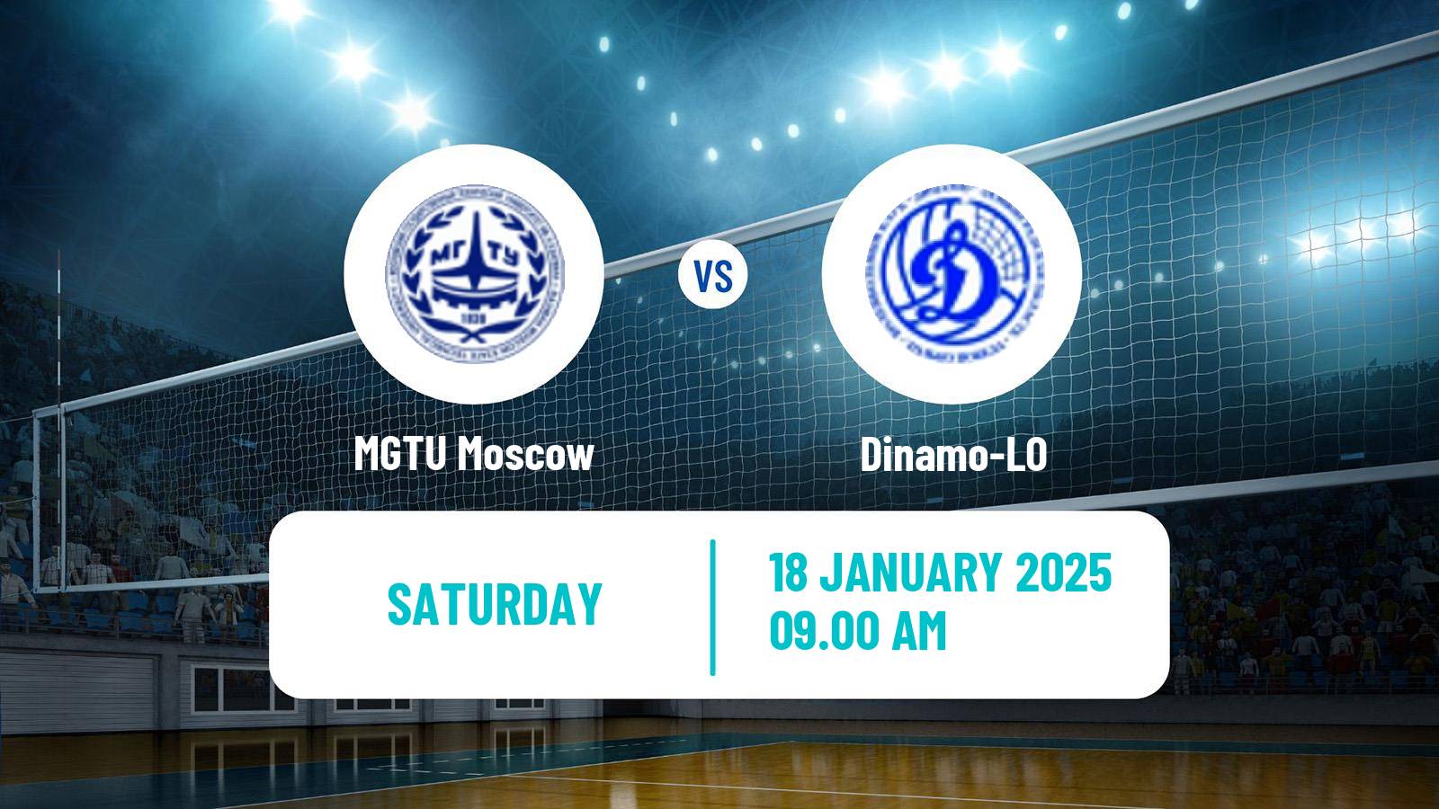 Volleyball Russian Super League Volleyball MGTU Moscow - Dinamo-LO