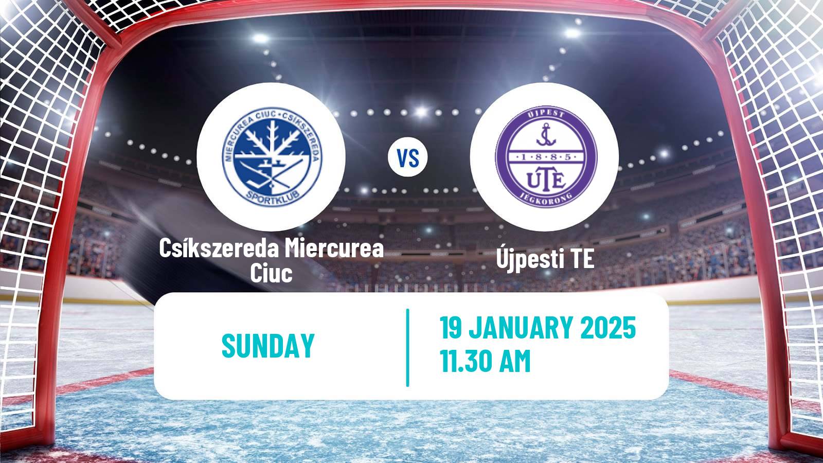 Hockey Hungarian Erste Liga Hockey Csíkszereda Miercurea Ciuc - Újpest