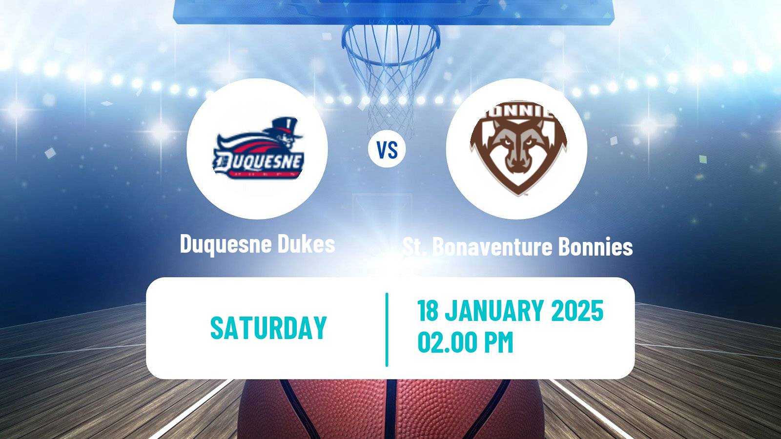 Basketball NCAA College Basketball Duquesne Dukes - St. Bonaventure Bonnies