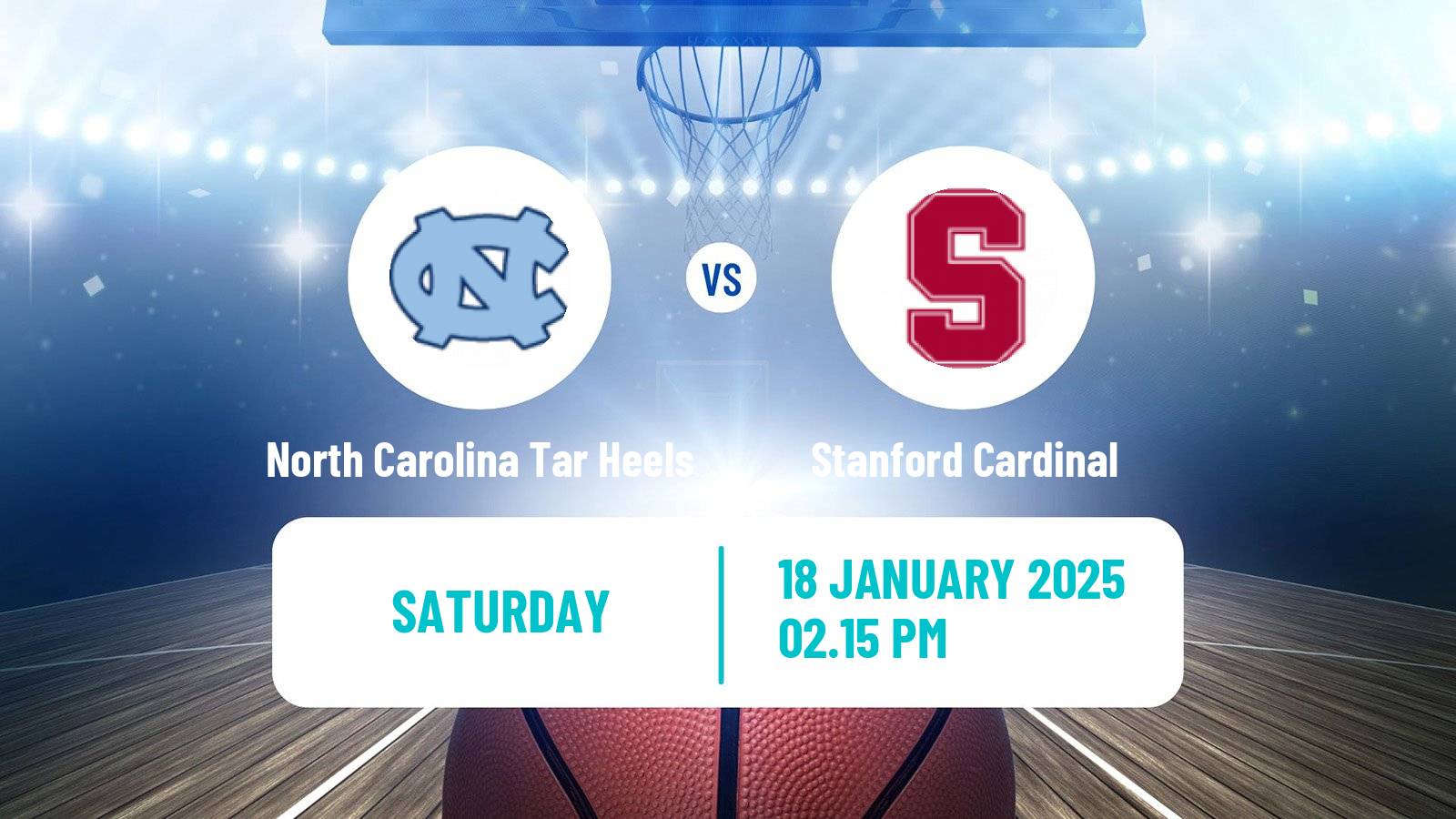 Basketball NCAA College Basketball North Carolina Tar Heels - Stanford Cardinal