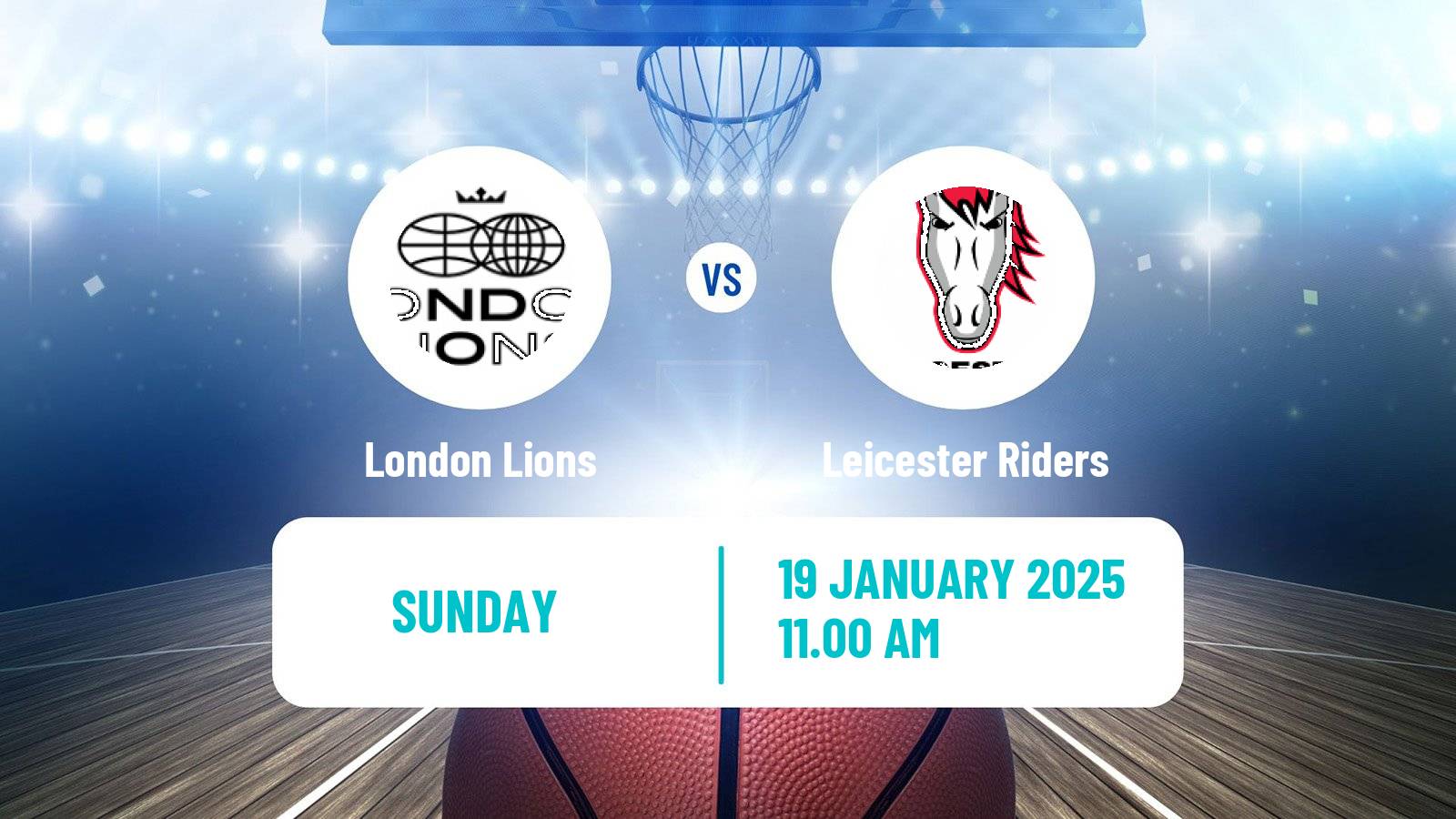 Basketball British Basketball League London Lions - Leicester Riders