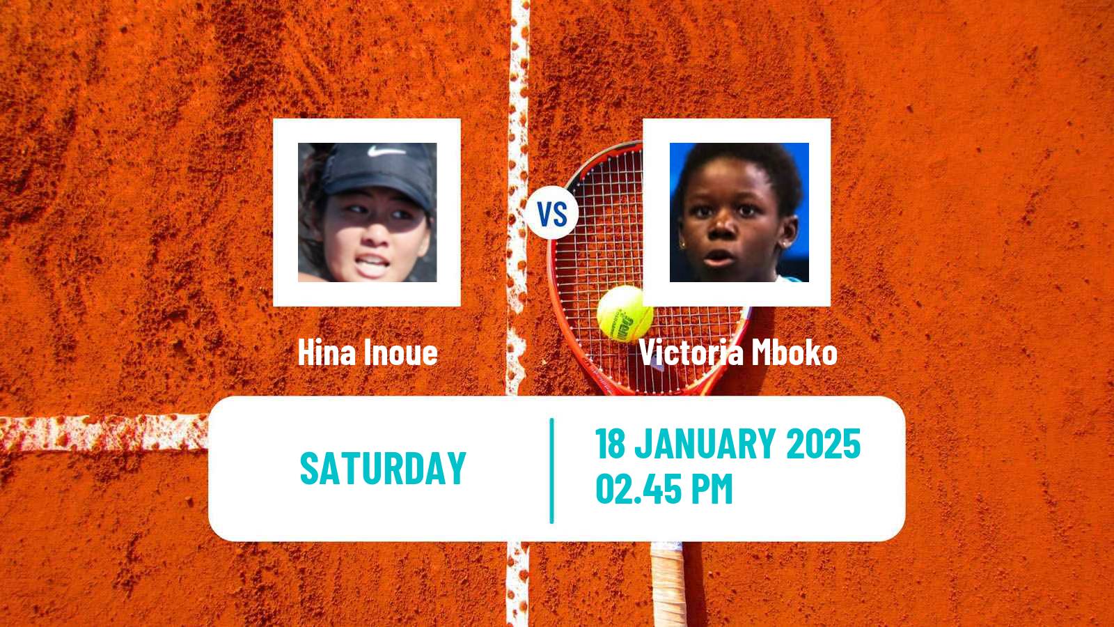 Tennis ITF W35 Petit Bourg Women Hina Inoue - Victoria Mboko