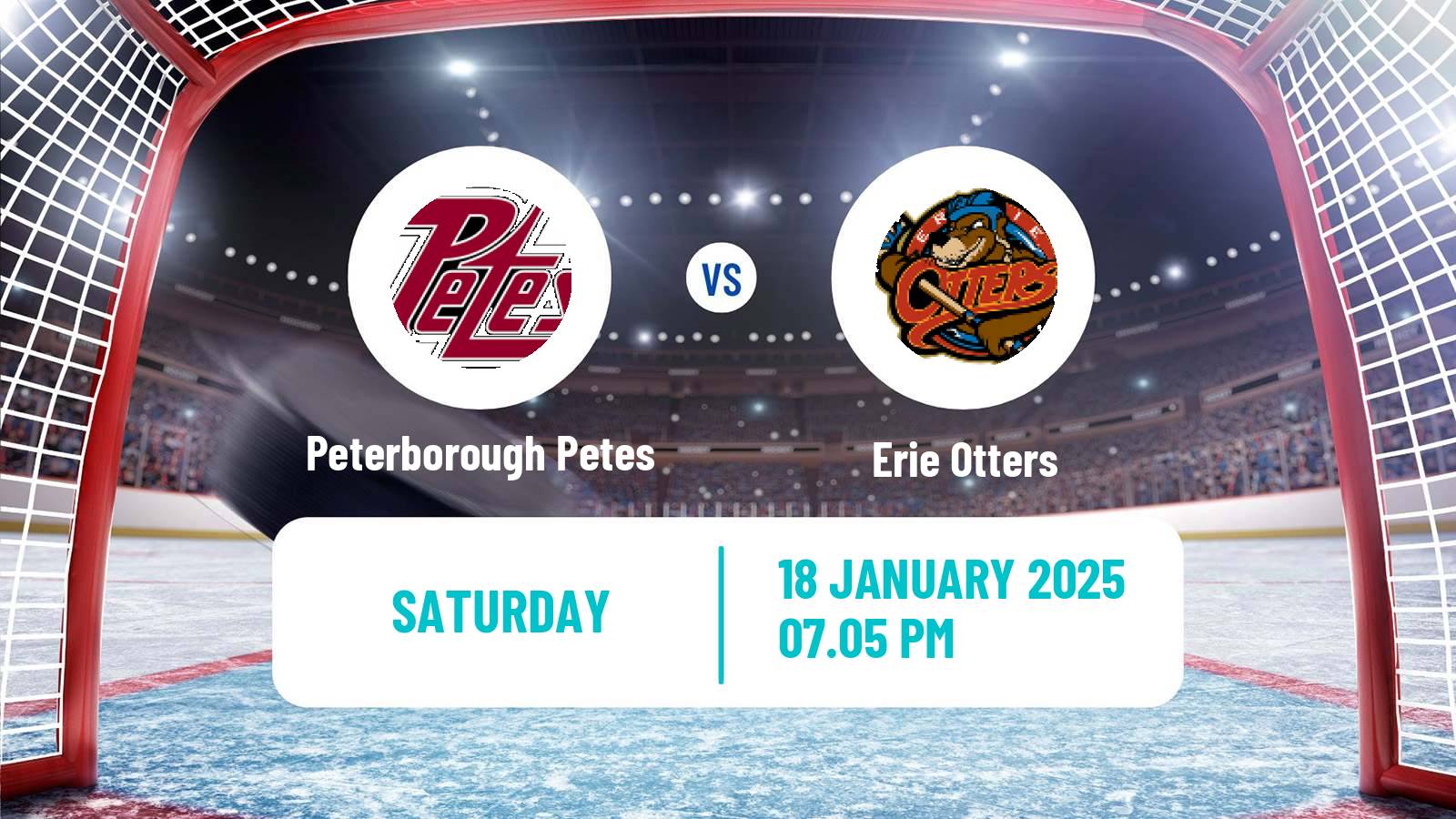 Hockey OHL Peterborough Petes - Erie Otters