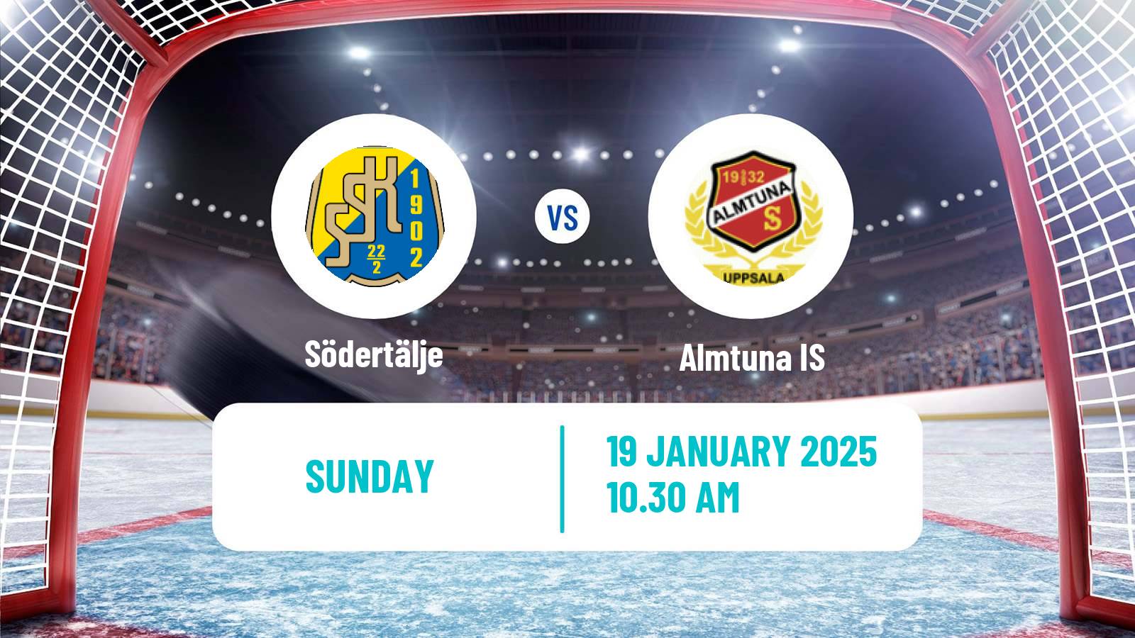 Hockey Swedish Hockey Allsvenskan Södertälje - Almtuna IS