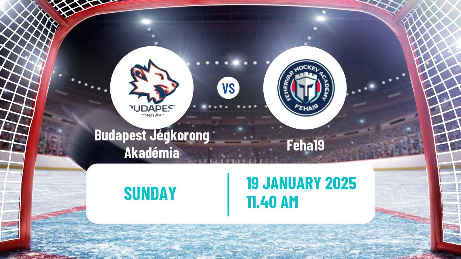 Hockey Hungarian Erste Liga Hockey Budapest Jégkorong Akadémia - Feha19