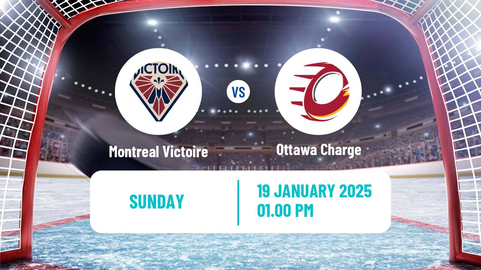 Hockey PWHL Women Montreal Victoire - Ottawa Charge