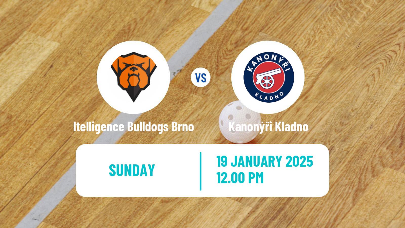 Floorball Czech Superliga Floorball Itelligence Bulldogs Brno - Kanonýři Kladno