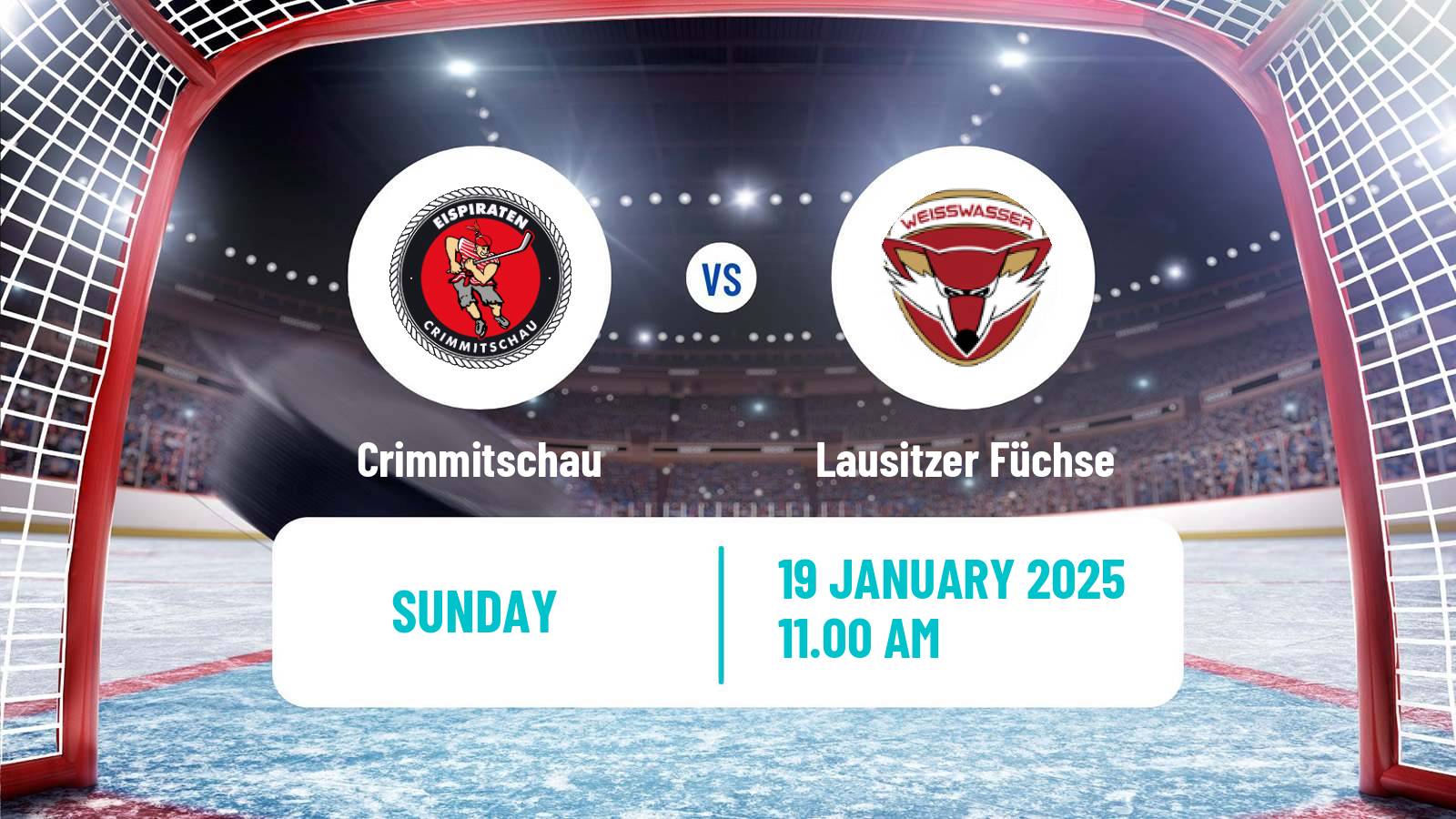 Hockey German DEL2 Crimmitschau - Lausitzer Füchse