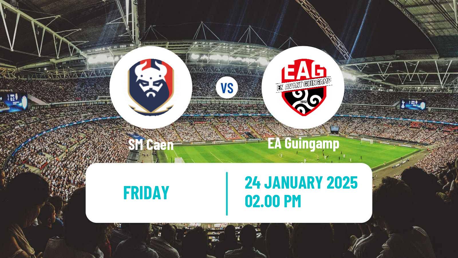 Soccer French Ligue 2 Caen - Guingamp