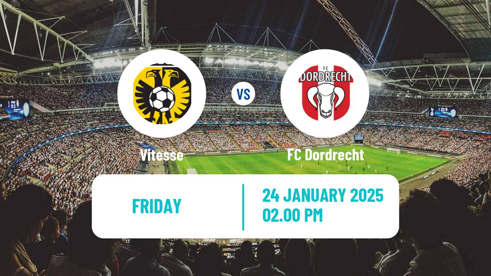 Soccer Dutch Eerste Divisie Vitesse - Dordrecht