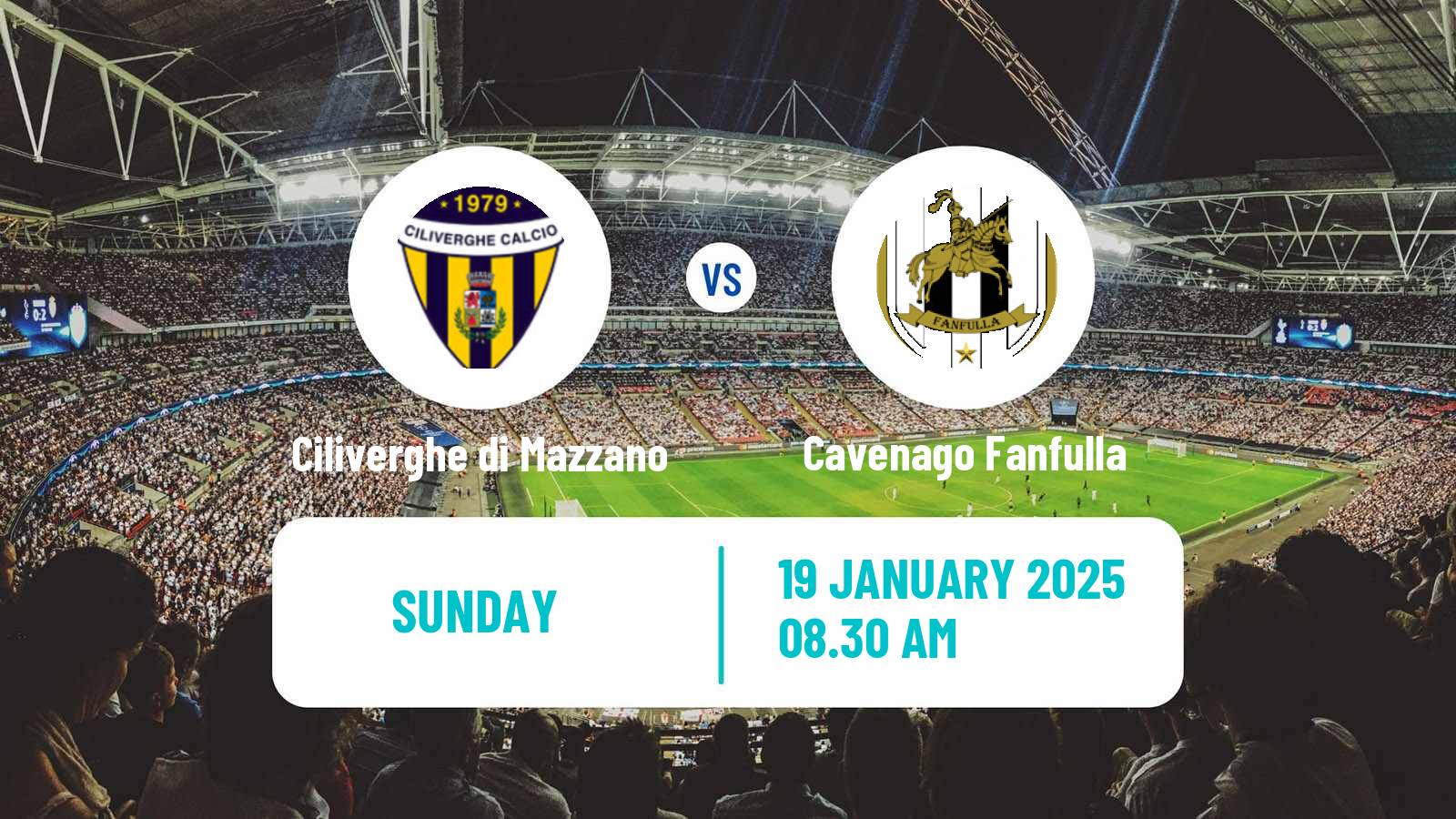 Soccer Italian Serie D - Group B Ciliverghe di Mazzano - Cavenago Fanfulla