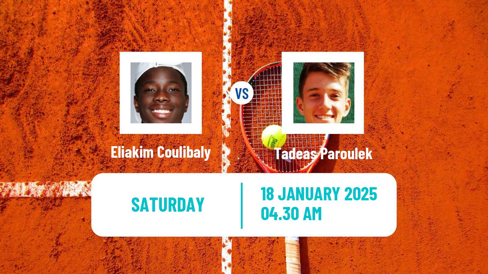 Tennis ITF M15 Monastir 2 Men Eliakim Coulibaly - Tadeas Paroulek