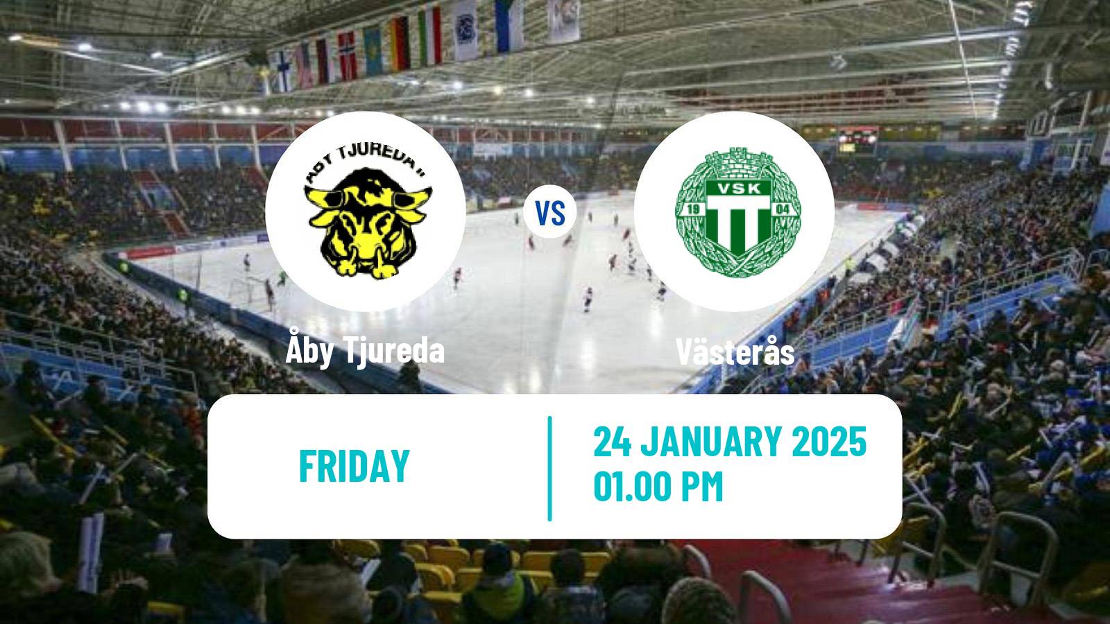 Bandy Swedish Elitserien Bandy Åby Tjureda - Västerås