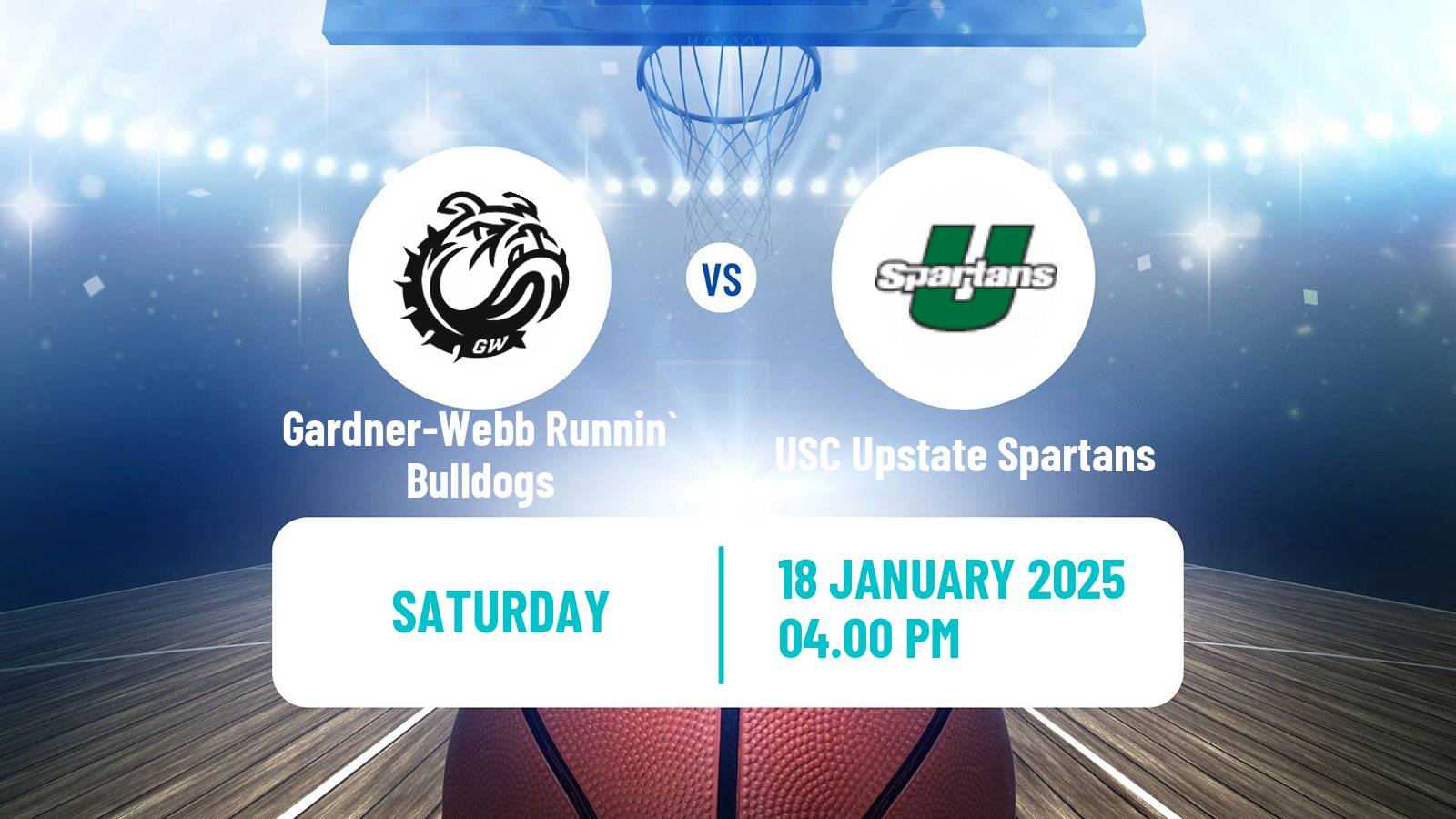 Basketball NCAA College Basketball Gardner-Webb Runnin` Bulldogs - USC Upstate Spartans