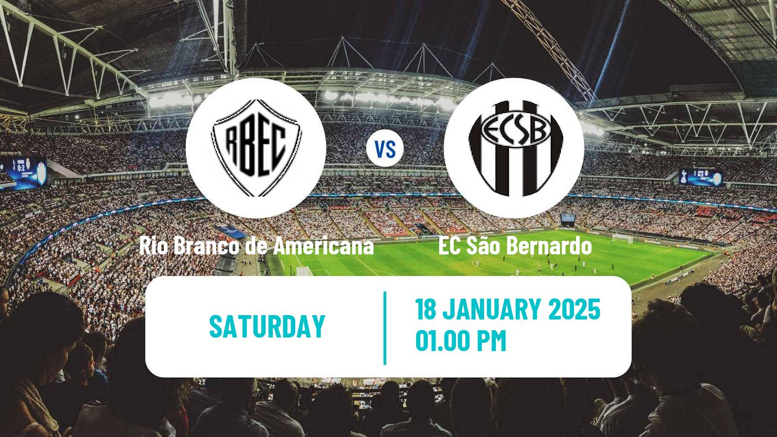 Soccer Brazilian Campeonato Paulista A3 Rio Branco de Americana - EC São Bernardo