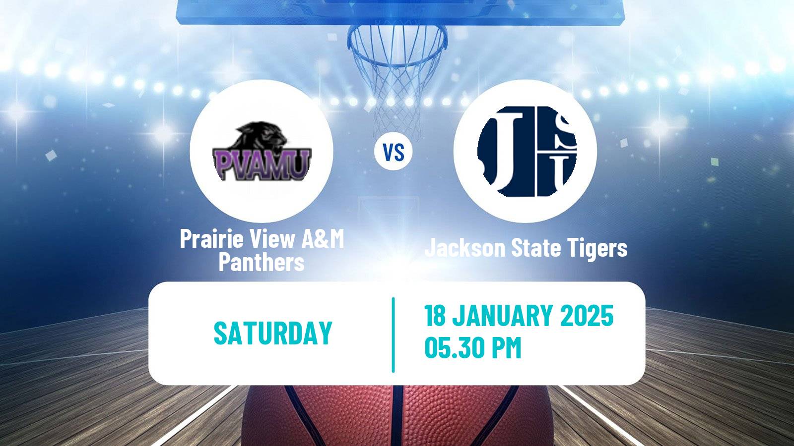 Basketball NCAA College Basketball Prairie View A&M Panthers - Jackson State Tigers