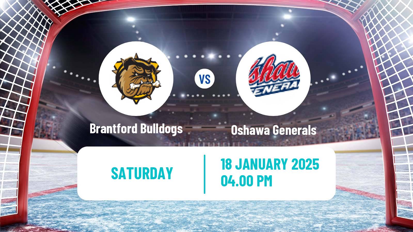 Hockey OHL Brantford Bulldogs - Oshawa Generals