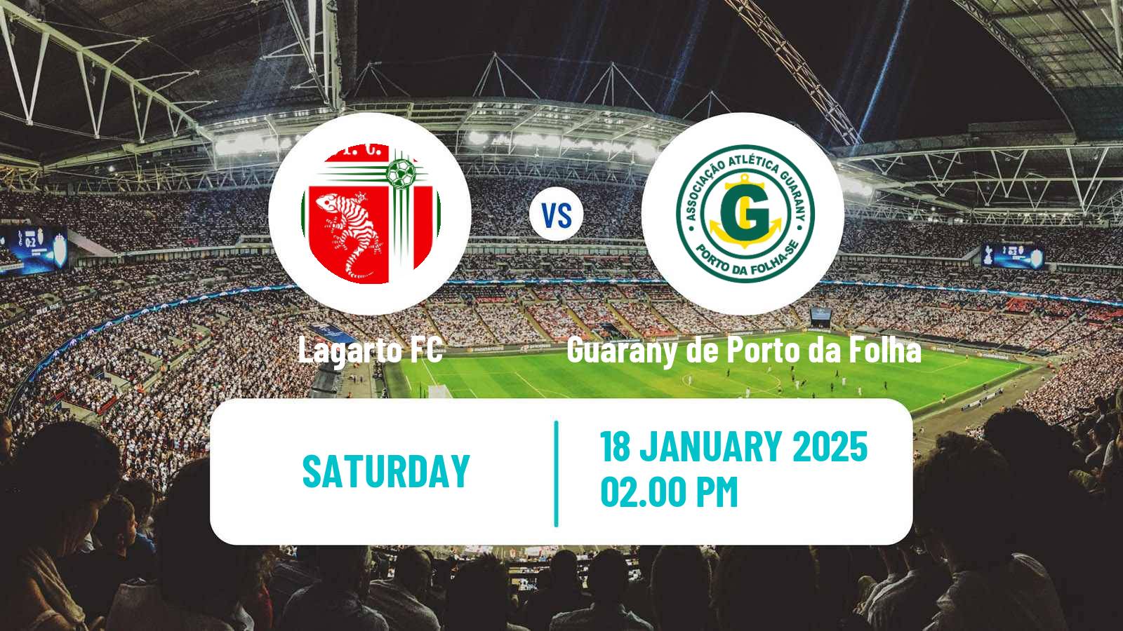 Soccer Brazilian Campeonato Sergipano Lagarto - Guarany de Porto da Folha