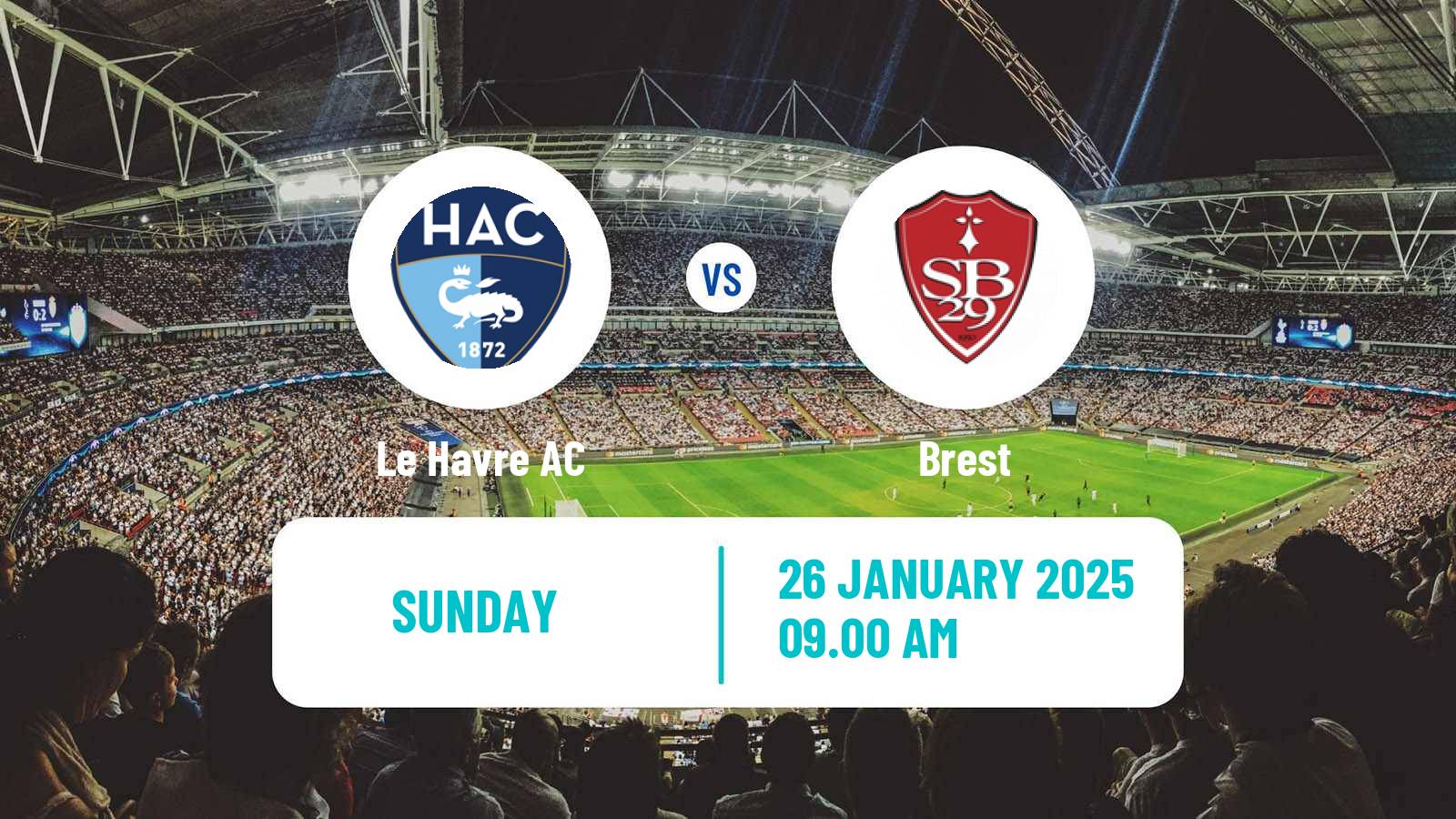 Soccer French Ligue 1 Le Havre - Brest