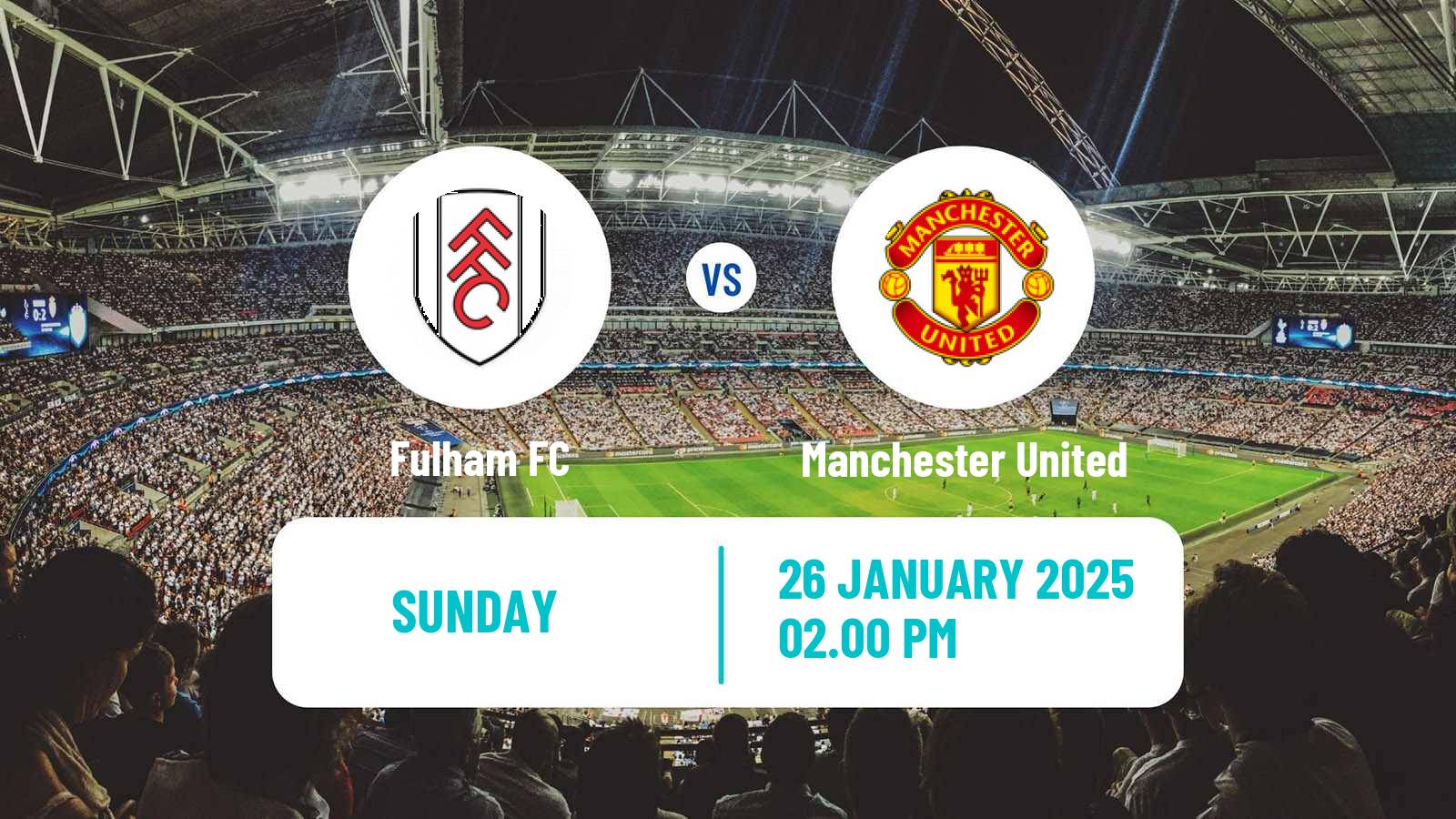 Soccer English Premier League Fulham - Manchester United